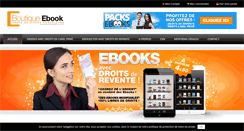 Desktop Screenshot of boutique-ebook.com