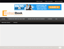 Tablet Screenshot of boutique-ebook.com